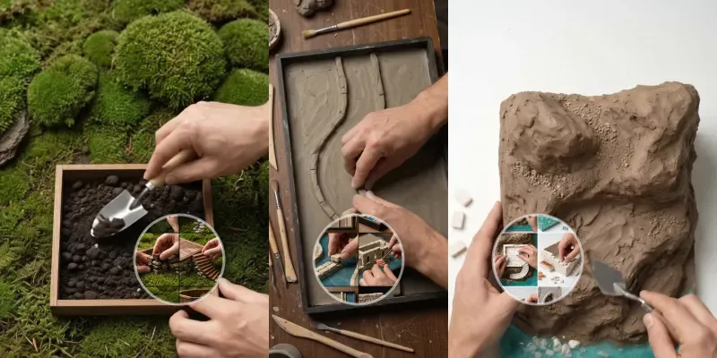 Miniature Architecture Timelapses