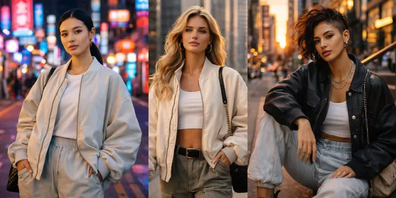 Street Style Influencer Portraits generated by undefined