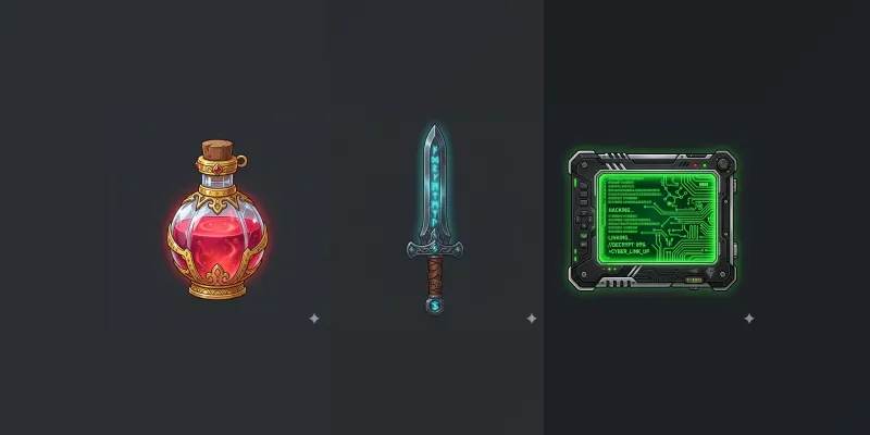 RPG Game Item Assets generated by undefined