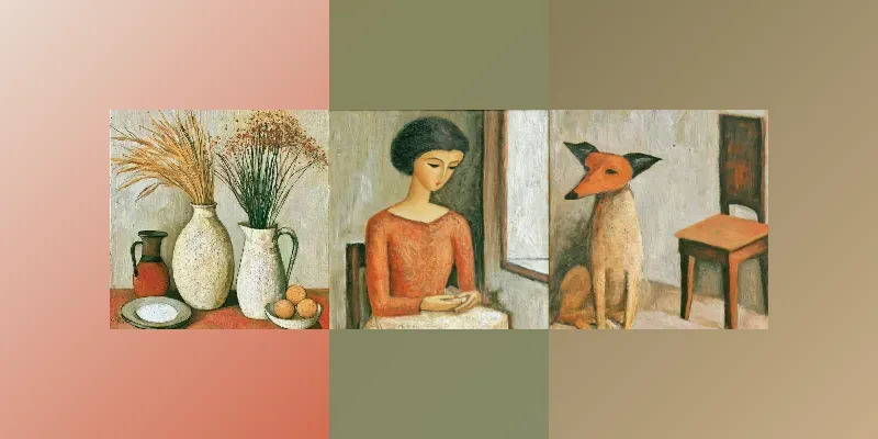 Muted Pastoral Fine Art Prints generated by undefined