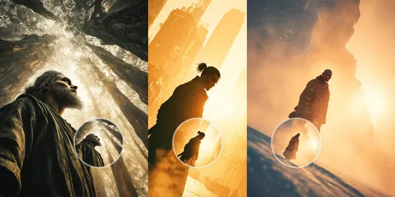 Heroic Closeups In Epic Landscapes
