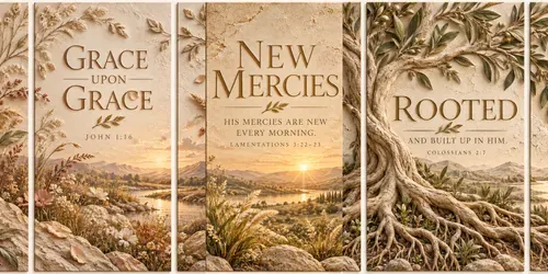 Scripture Triptych Wall Art generated by chatgpt-image