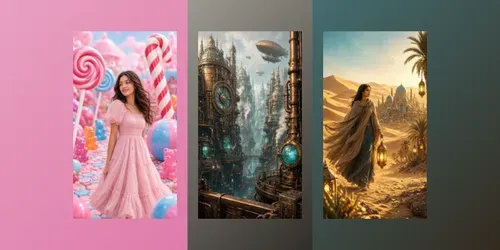 Fantasy World Cinematic Videos generated by grok-video
