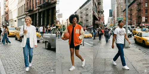 Y2k Nyc Street Manhattan Candid Shots generated by gemini-image