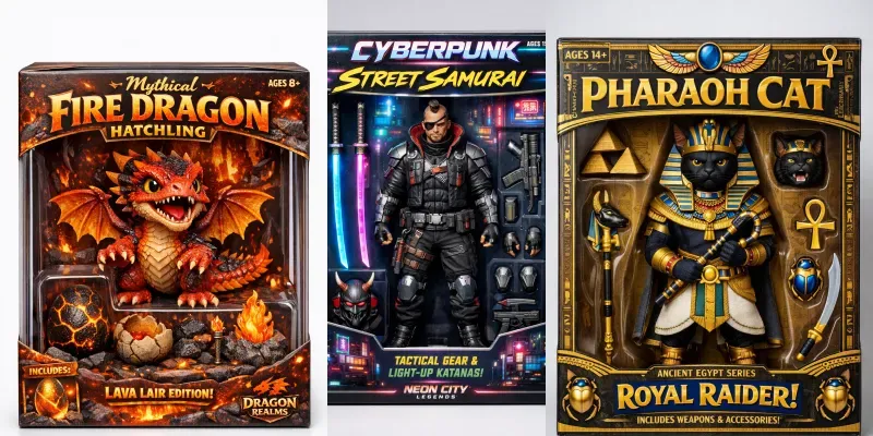 Boxed Action Figure Generator generated by undefined
