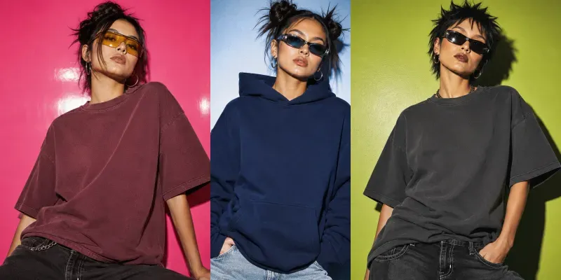 Editorial Magazine Style Clothing Mockups generated by undefined