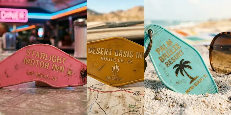 70s Nostalgic Motel Key Generator