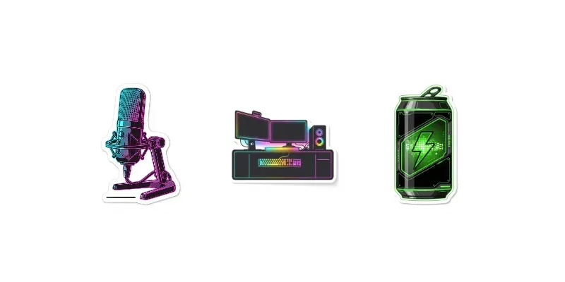 Streaming Culture Stickers generated by undefined