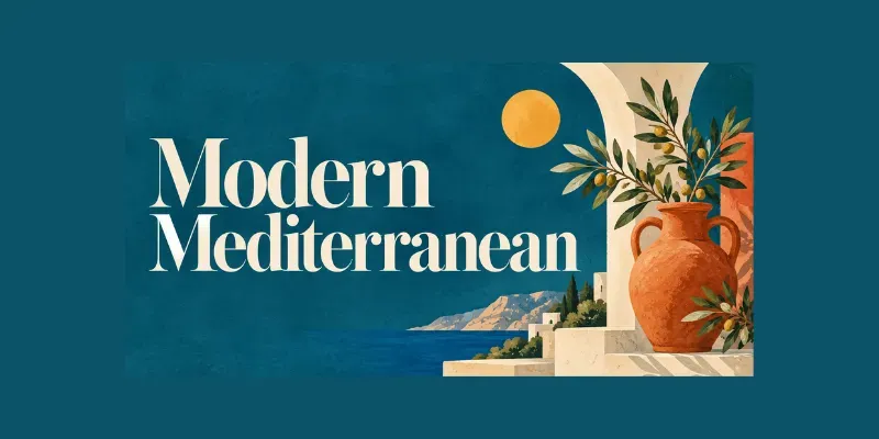 Modern Mediterranean Fusion Wall Art