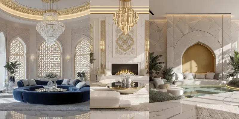 Luxury Modern Interiors Neoislamic 8K generated by undefined