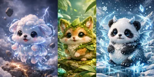 Ultra Realistic 3D Fantasy Monsters generated by chatgpt-image