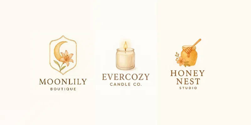 Watercolor Logo Design Generators generated by undefined