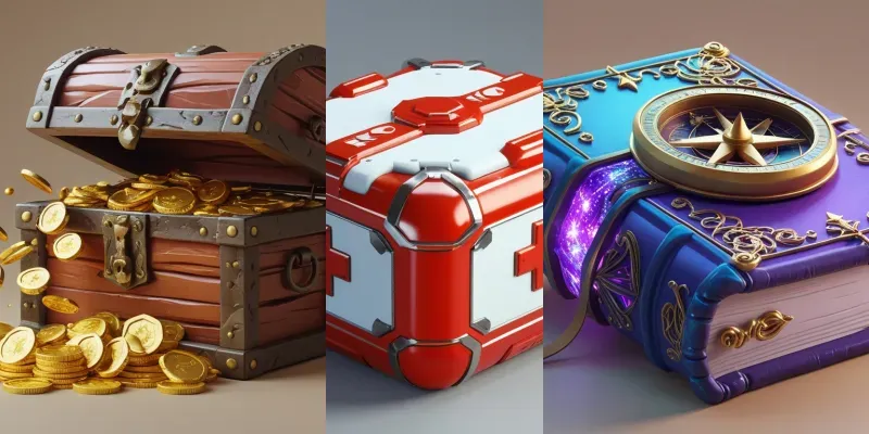 Ultradetailed 3D Isometric Game Assets generated by undefined