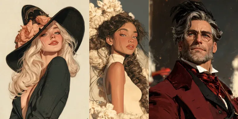 Polished Fantasy Doll Portraits