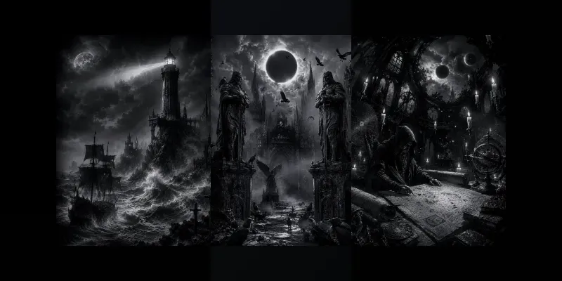 Moonlit Gothic Fantasy Realms generated by undefined