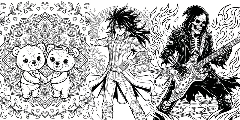 Pro KDP Coloring Book Pages generated by undefined
