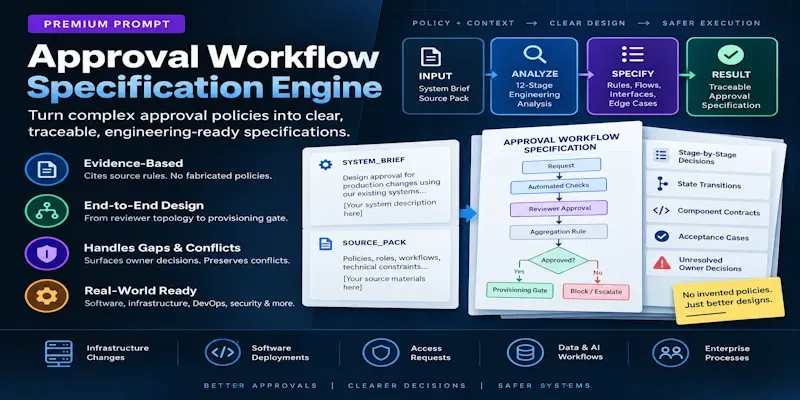 Approval Workflow Specification Engine generated by undefined