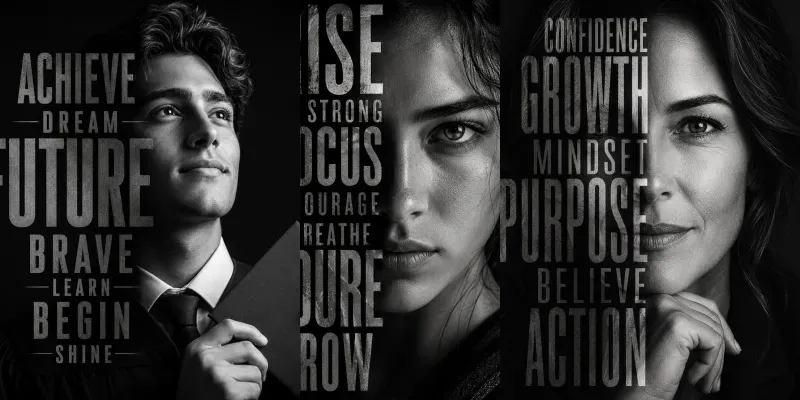 Wordshadow Portrait Posters generated by undefined