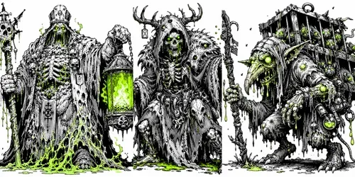 Toxic Undead Horror Creatures generated by chatgpt-image