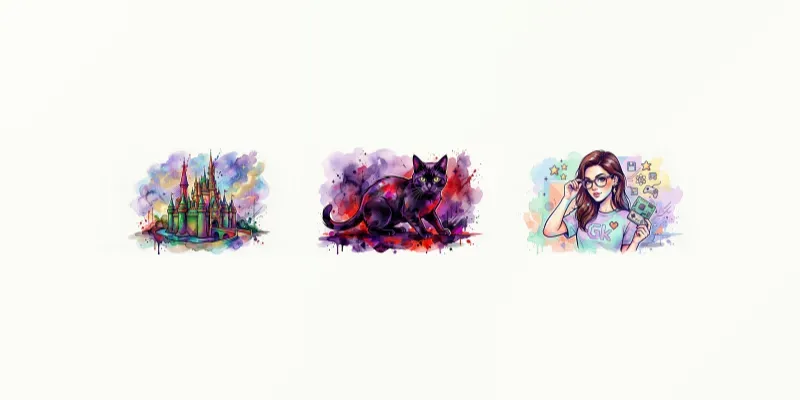 Watercolor Pop Art Fusion Generator generated by undefined