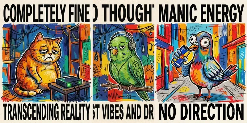 Existential Crisis Pets Genz Posters generated by undefined