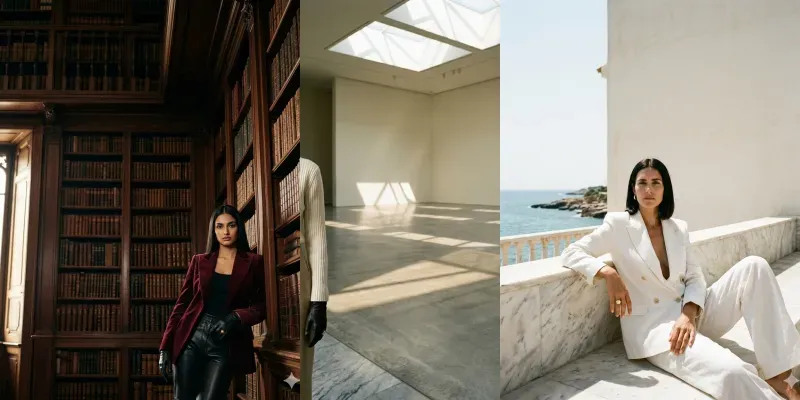Sovereign Luxury Editorial Portraits generated by undefined