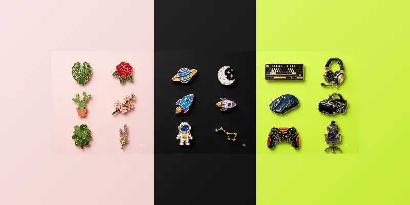 Premium Enamel Pin Collection Generator generated by undefined
