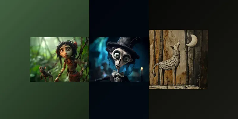 Bundle Of Stop Motion Puppets generated by undefined