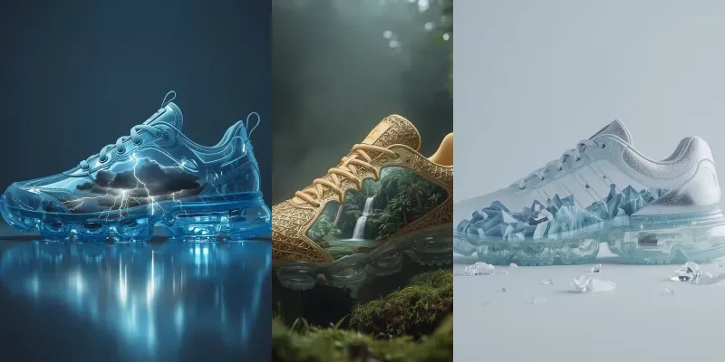 Ethereal Naturewoven Luxury Sneakers generated by undefined