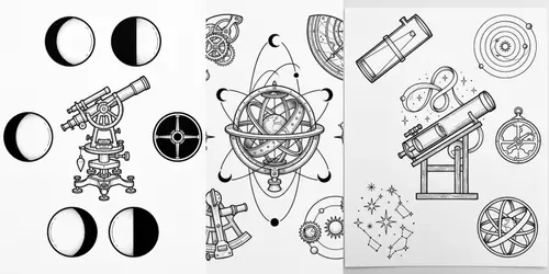 Astronomical Instrument Flashes generated by gemini-image