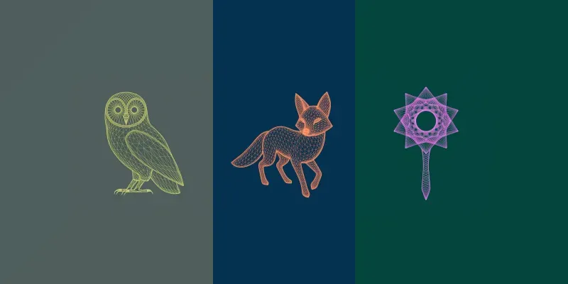 3D Mesh Line Art generated by undefined