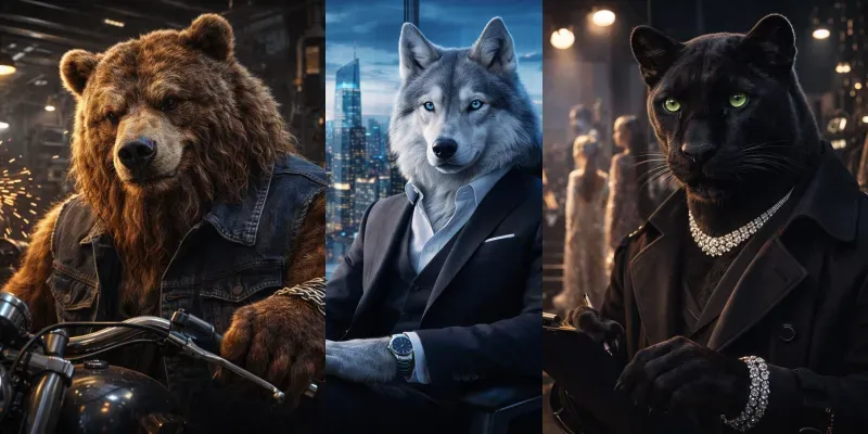 Elite Anthropomorphic Icons Collections generated by undefined