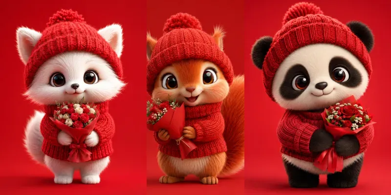 Whimsical 3D Cute Character Creators generated by undefined