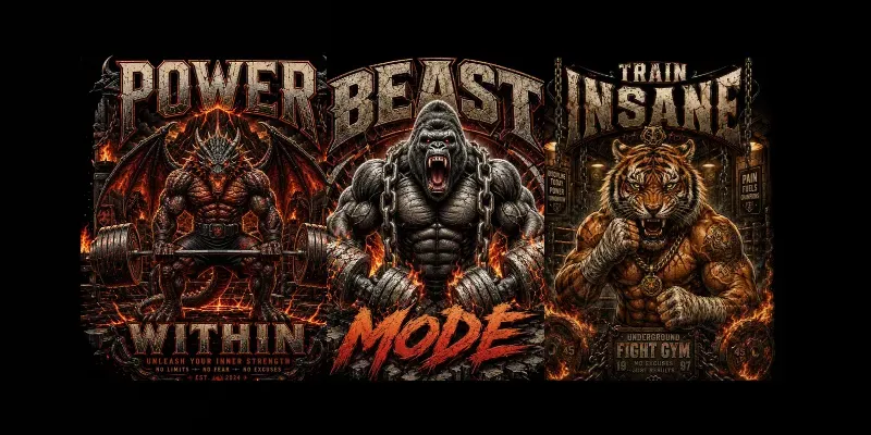 Gym Strong Beast Edition generated by undefined