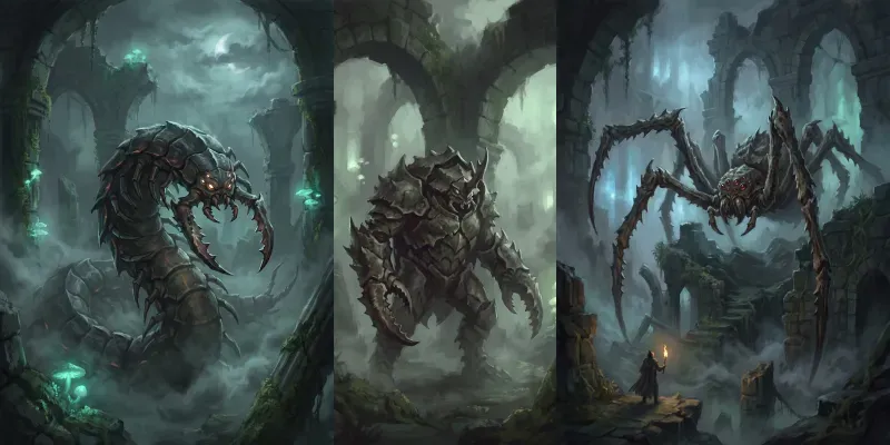Eldritch Horror Concept Art generated by undefined