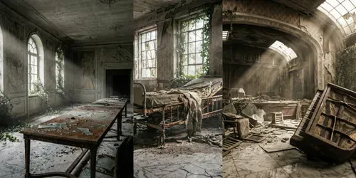 Abandoned Urban Exploration Urbex generated by gemini-image