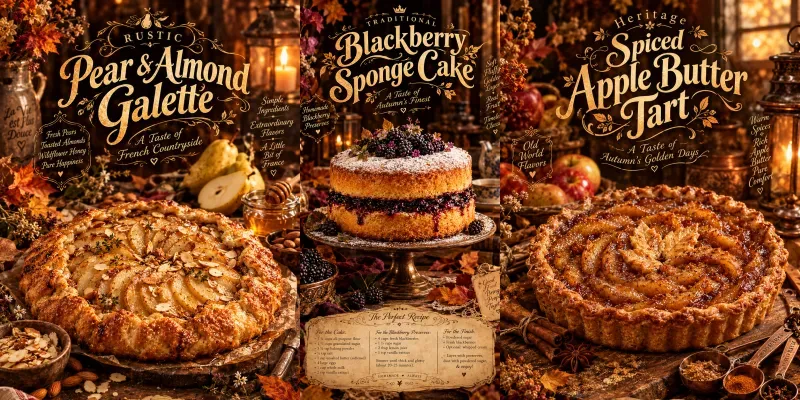 Cozy Autumn Heritage Bakeries generated by undefined