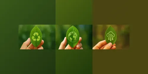 Eco Symbols On Leaves generated by chatgpt-image