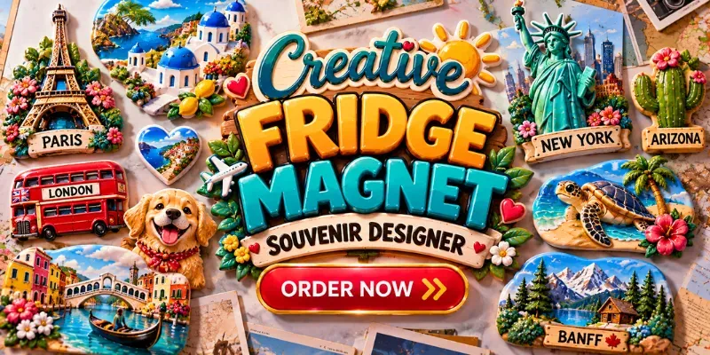 Creative Fridge Magnet Souvenir Designer