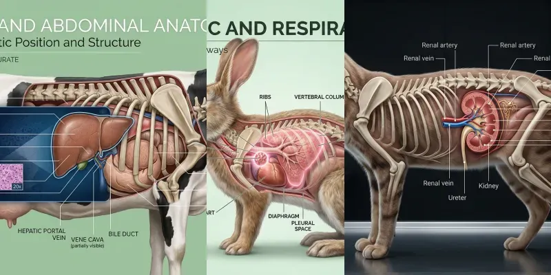 Veterinary Animal Anatomy Infographics generated by undefined