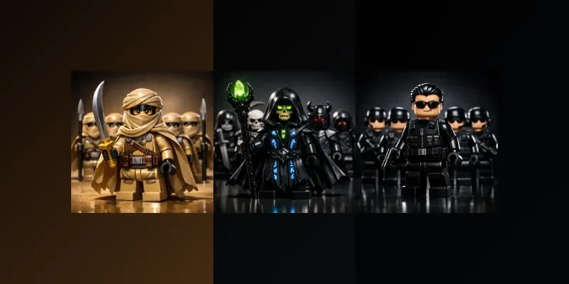 Cinematic Lego Leader Squads generated by undefined