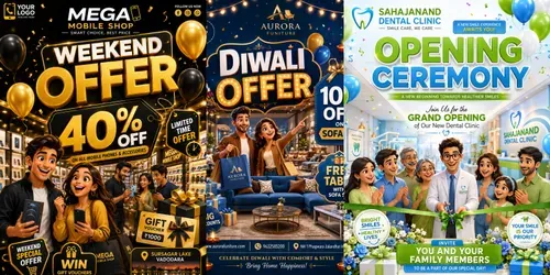 Premium Business Posters generated by chatgpt-image