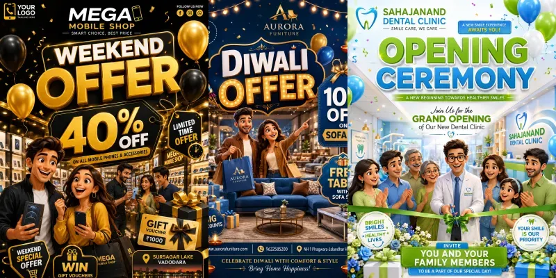 Premium Business Posters generated by undefined