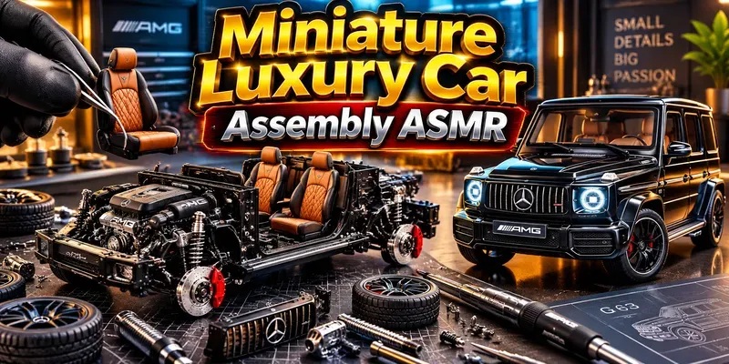 Miniature Luxury Car Assembly ASMRs generated by undefined