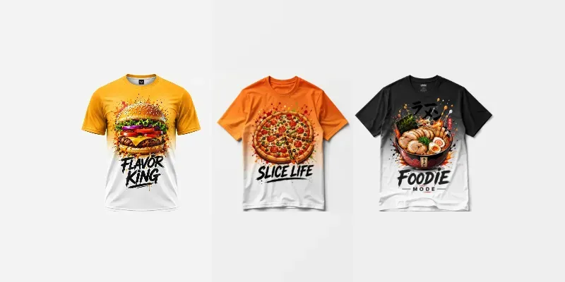 Gourmet Food Burst Tshirt Collections generated by undefined