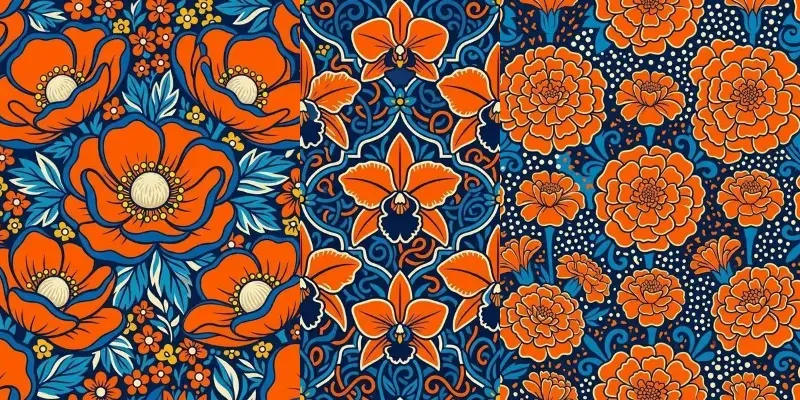 Bold Psychedelic Floral Patterns generated by undefined
