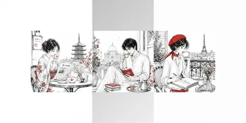Elegant Morning Serenity Sketches generated by chatgpt-image