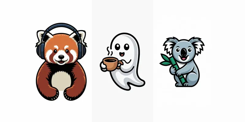 Modern Flat Vector Mascot Generator generated by undefined