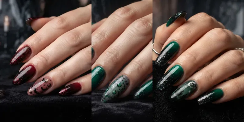 Luxury Halloween Nail Art