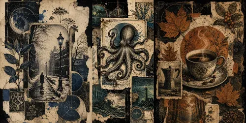 Dark Vintage Collages generated by chatgpt-image